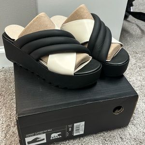 Sorel Cameron Flatform Puff Mule